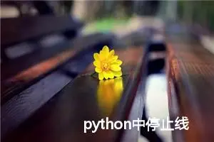 python中停止线程的方法