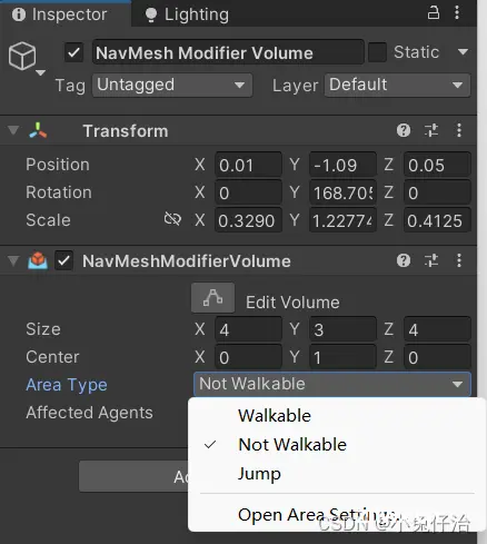 【Unity】AI-Navigation导航系统生成导航网络