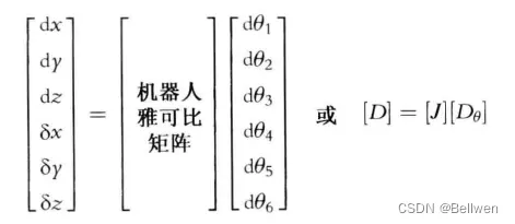 雅可比矩阵计算