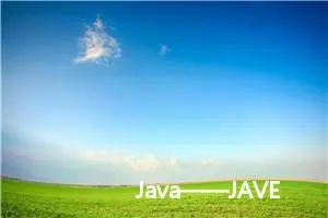 Java——JAVE（音视频格式转换）