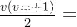 \frac{v(v+1)}{2}