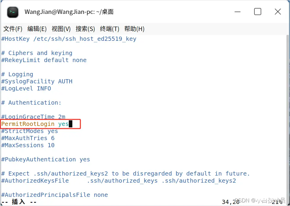 银河麒麟桌面操作系统（Kylin V10 SP1）设置root密码 开启root登录及ssh远程