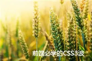 前端必学的CSS3波浪效果演示