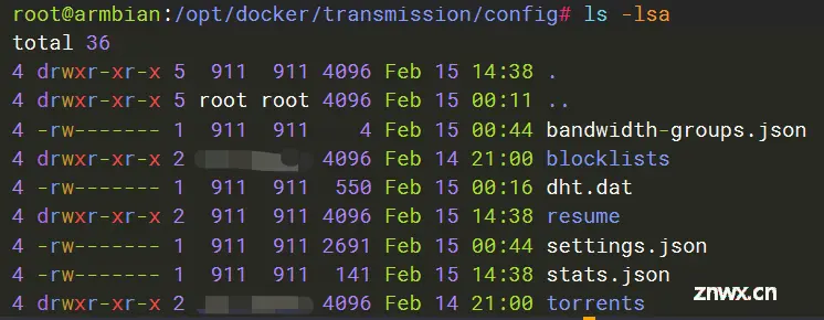 files of transmission web control