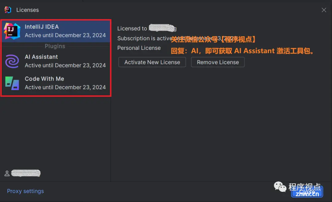 IntelliJ IDEA 2023.3 的 AI Assistant 终于被激活了，但我是这样干的!