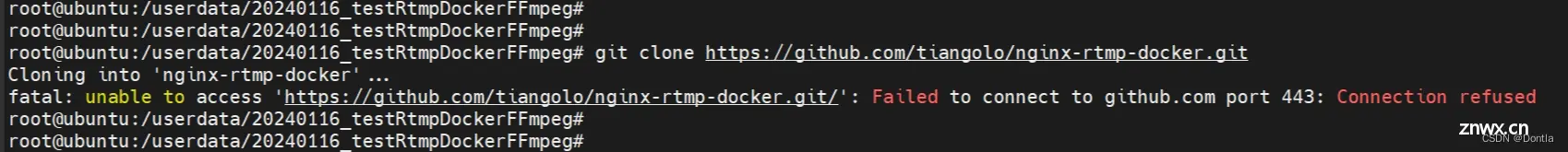 Docker RTMP服务器搭建与视频流推送示例（流媒体服务器tiangolo/nginx-rtmp，推流客户端ffmpeg）