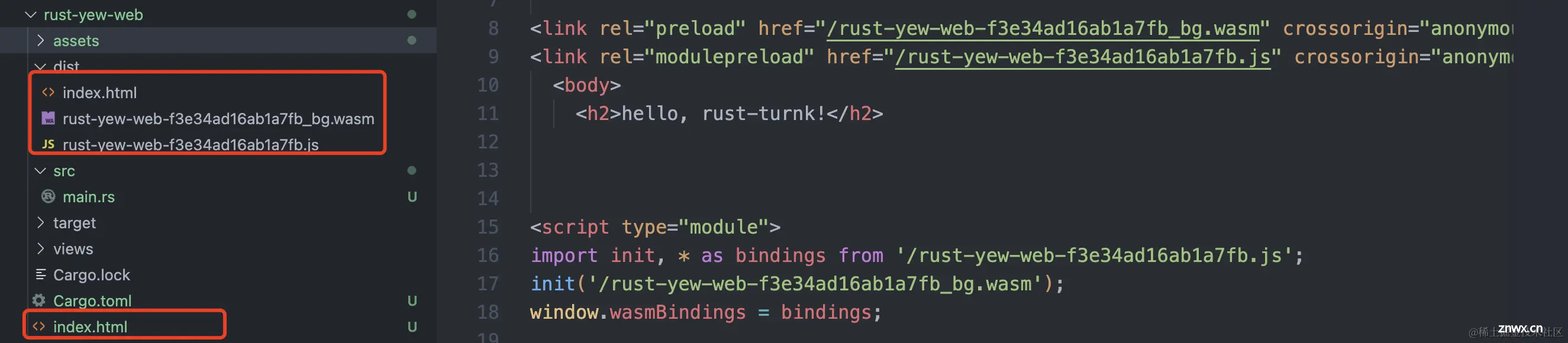 rust前端web开发框架yew使用