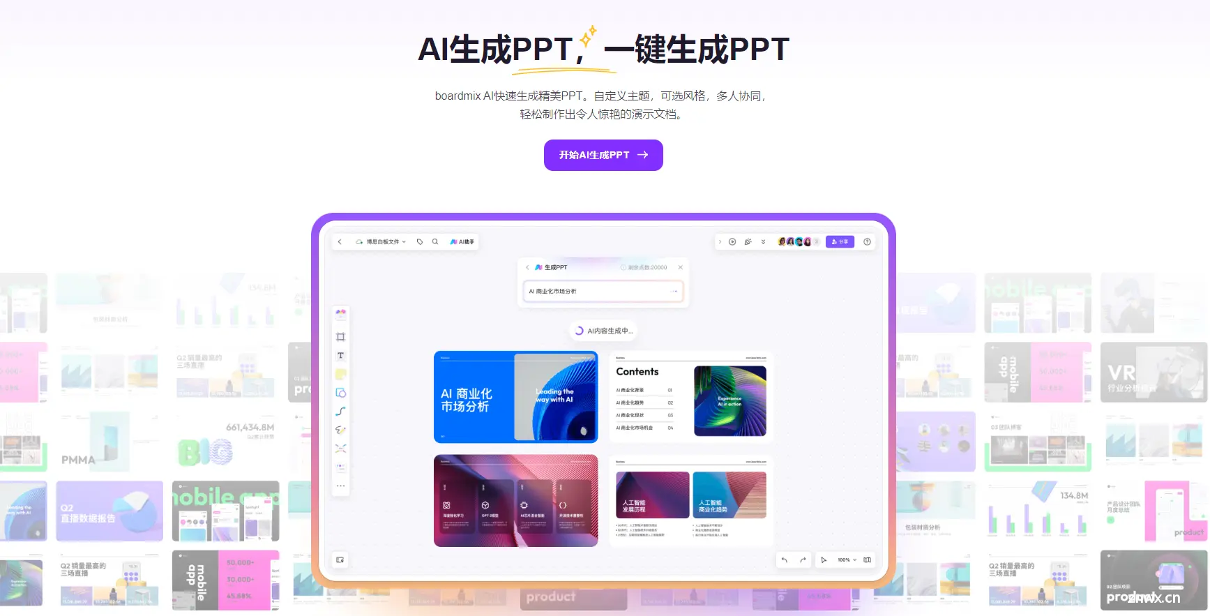 ai人工智能ppt生成器boardmix AI