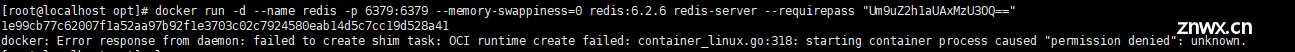 【已解决】银河麒麟V10操作系统Kylin Linux Advanced Server release V10 (Lance)版本 docker run时报错permission denied