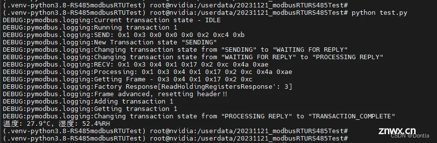 python pymodbus库使用教程（以Modbus RTU为例）（read_holding_registers()、read_input_registers()）