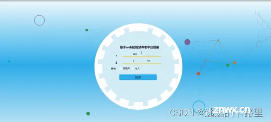 图5-6登录界面图