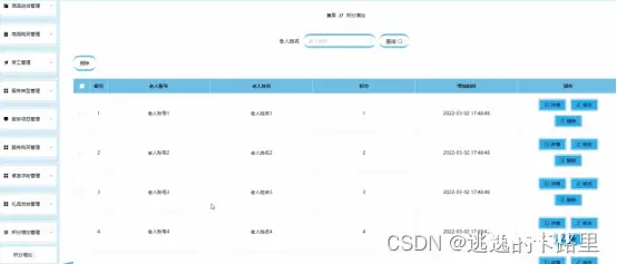 图5-9亲属管理界面图