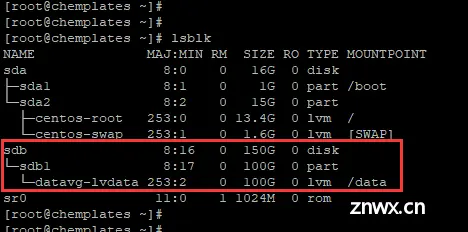 CentOS 挂载新磁盘以及磁盘扩容操作教程