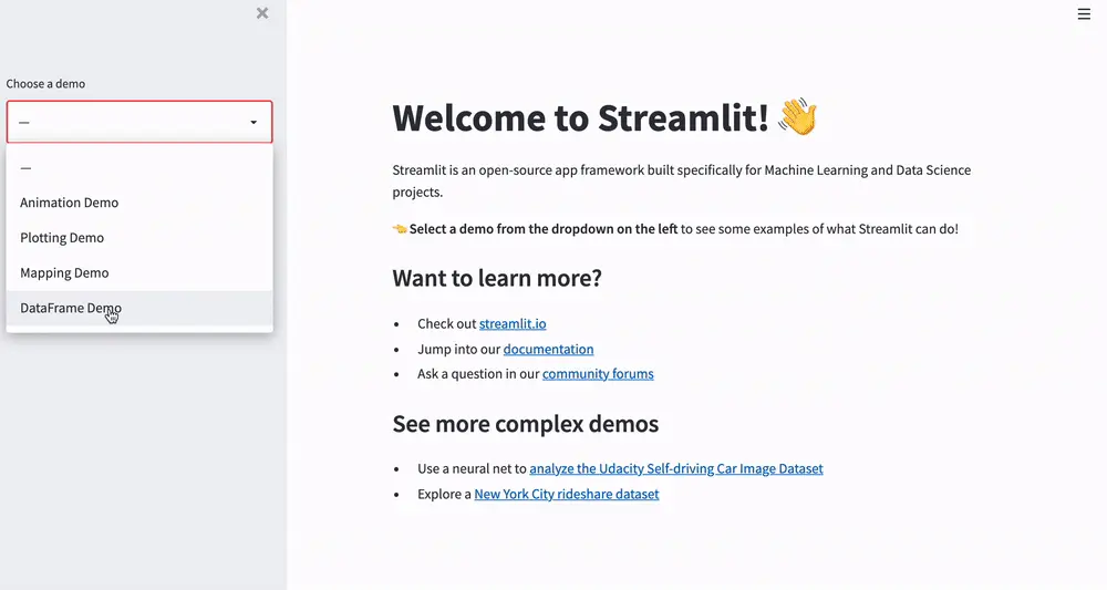 一个傻瓜式构建可视化 web的 Python 神器 -- streamlit