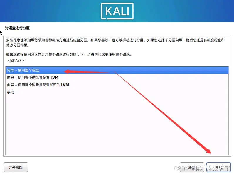 kali Linux 安装教程（保姆级）