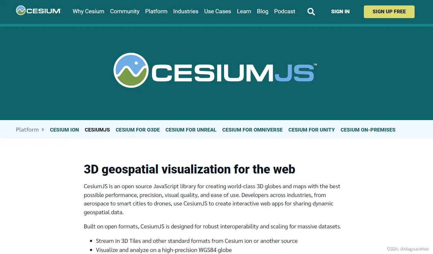 【Cesium 编程第一篇】概述、环境搭建、界面介绍
