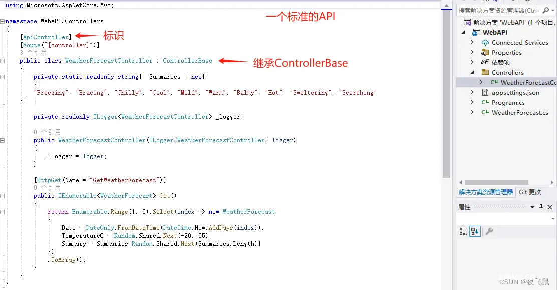 Asp.NET Core WebAPI 入门学习笔记，超详细
