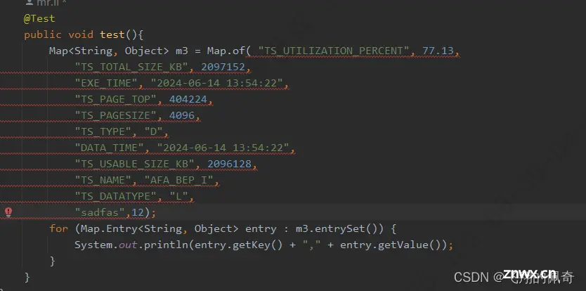 Java中操作Map集合时：使用Map.of()添加数据报错 java.lang.UnsupportedOperationException 解决办法以及注意事项