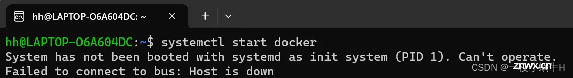 Windows11 WSL中Llinux报错:System has not been booted with systemd as init system (PID 1). Can‘t operate