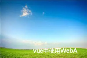 vue中使用WebAuthn