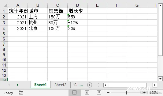 通过 C# 写入数据到Excel表格