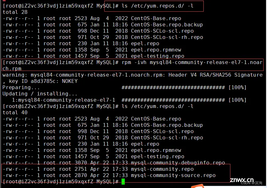 MySQl基础----Linux下搭建mysql软件及登录和基本使用（附实操图超简单一看就会）