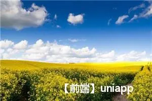 【前端】uniapp微信小程序跨域问题的解决方法