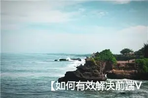 【如何有效解决前端Vue中的常见难题】