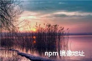 npm 镜像地址