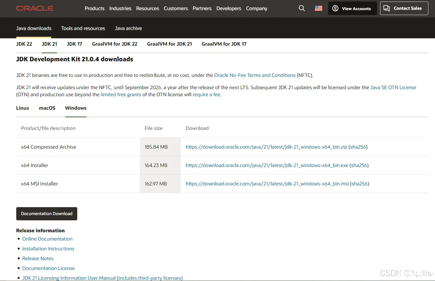 JDK21下载与安装（详细安装教程）