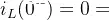 i_{L}(0^{-})=0