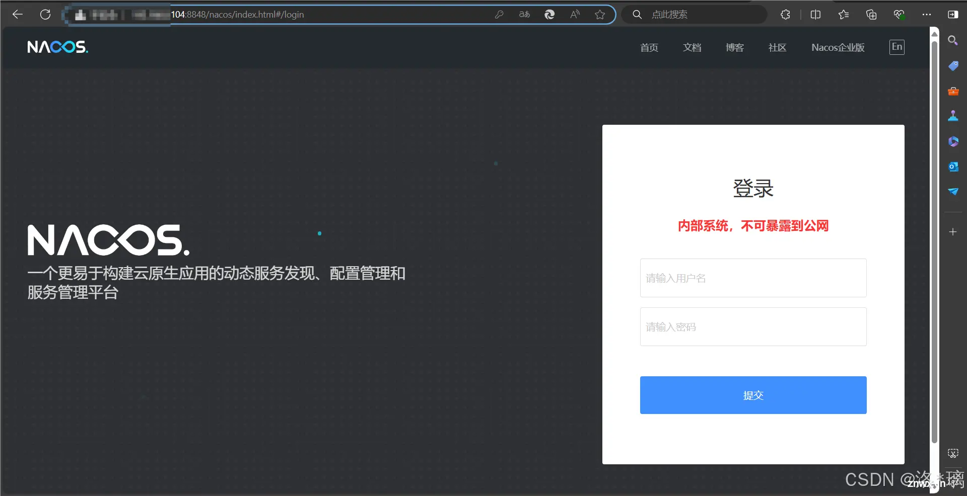 Docker安装nacos(详细教程)