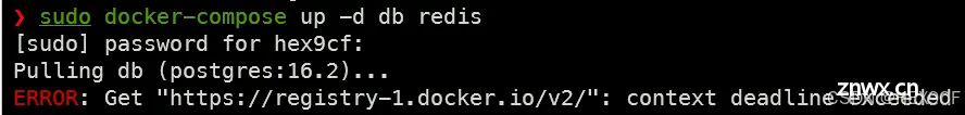 【Docker】ERROR: Get “https://registry-1.docker.io/v2/“: context deadline exceeded